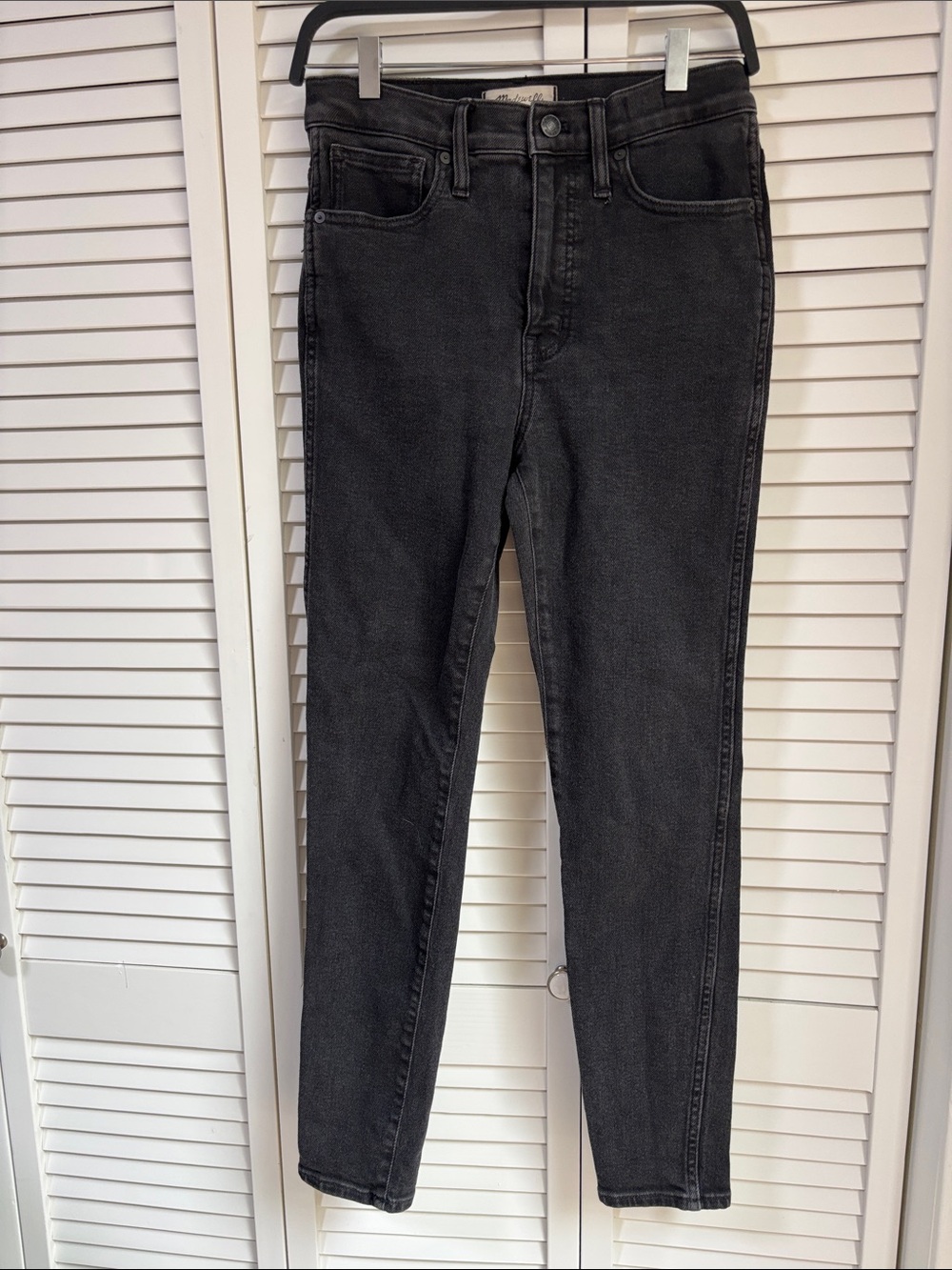 Madewell Black Skinny High-Rise Jeans